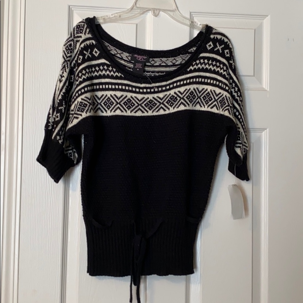 Beautiful detailed sweater, new with tags